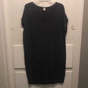 Old Navy - Dark Gray Plush Knit Dress/ Tunic